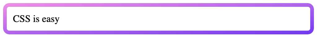 CSS rounded border with gradient